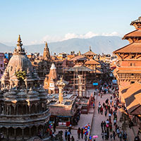 Scattering of ashes in Nepal