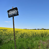 Scattering ashes requires permission from the landowner