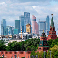 Scattering of ashes in Russia