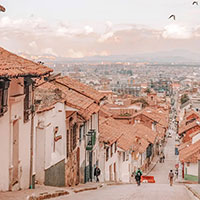 Scattering of ashes in South America