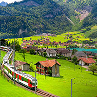 Scattering of ashes in Switzerland