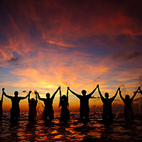 散骨は基本的に合祀葬